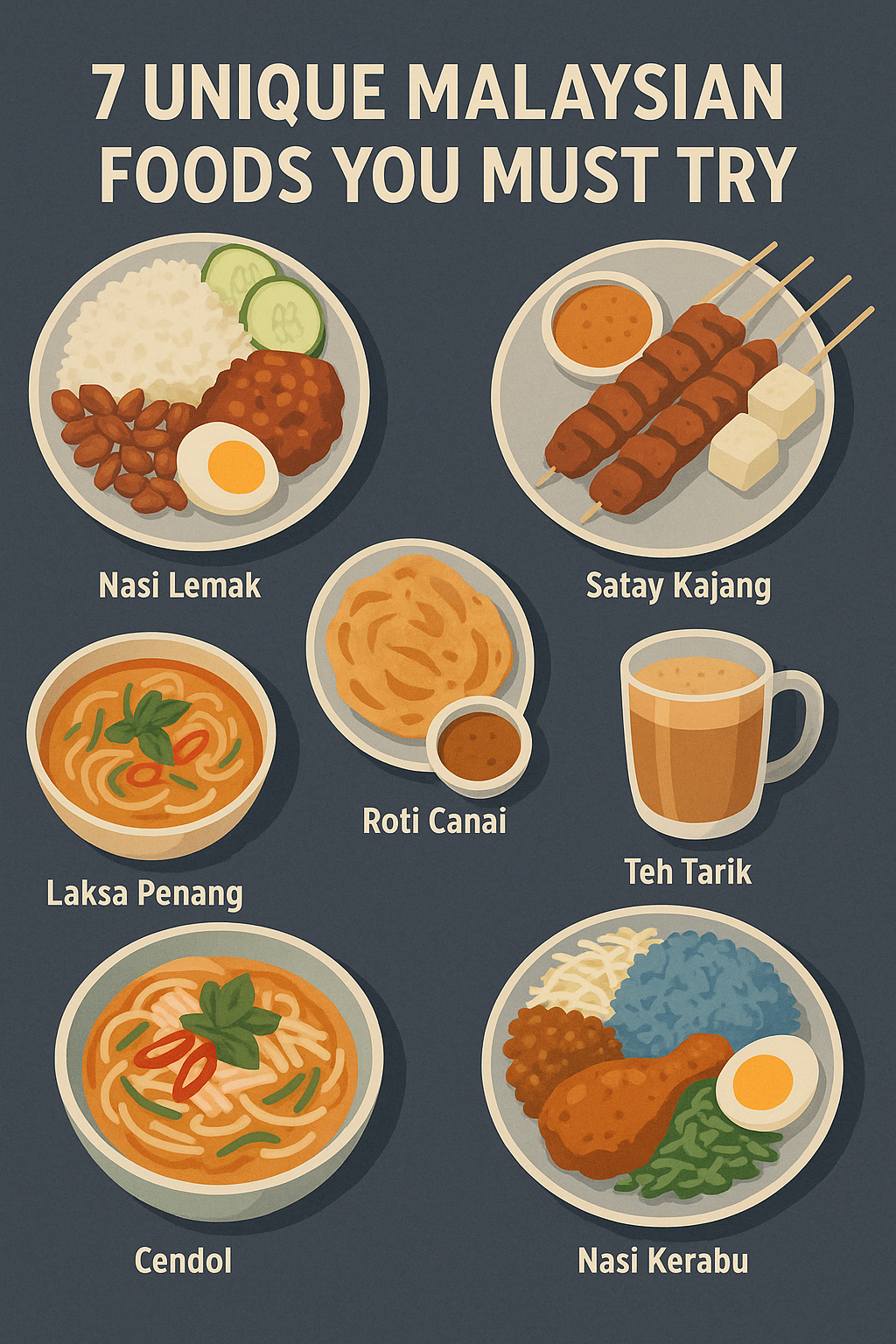 7 Unique and Famous Malaysian Foods You Must Try